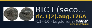 RIC I (second edition) Augustus 176A — CANOA