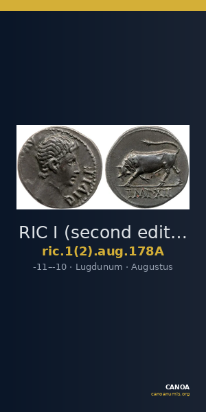 RIC I (second edition) Augustus 178A — CANOA
