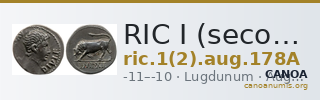 RIC I (second edition) Augustus 178A — CANOA