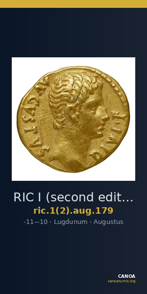 RIC I (second edition) Augustus 179 — CANOA