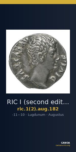 RIC I (second edition) Augustus 182 — CANOA