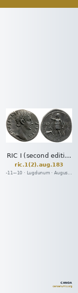 RIC I (second edition) Augustus 183 — CANOA