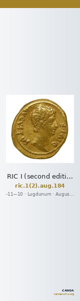 RIC I (second edition) Augustus 184 — CANOA