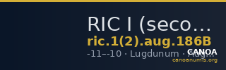 RIC I (second edition) Augustus 186B — CANOA