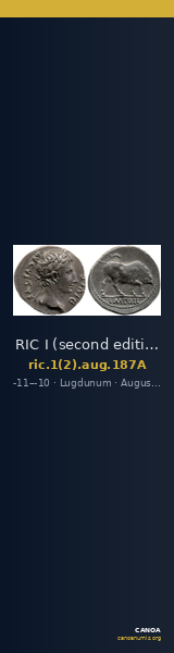 RIC I (second edition) Augustus 187A — CANOA