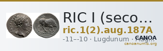 RIC I (second edition) Augustus 187A — CANOA