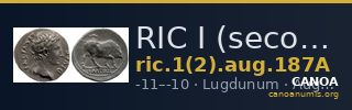 RIC I (second edition) Augustus 187A — CANOA
