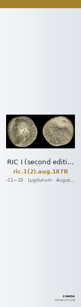 RIC I (second edition) Augustus 187B — CANOA