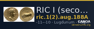 RIC I (second edition) Augustus 188A — CANOA