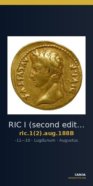 RIC I (second edition) Augustus 188B — CANOA