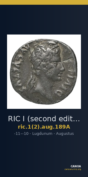 RIC I (second edition) Augustus 189A — CANOA