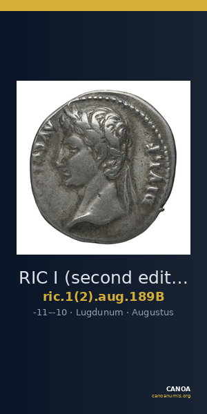 RIC I (second edition) Augustus 189B — CANOA