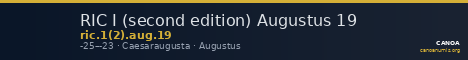 RIC I (second edition) Augustus 19 — CANOA