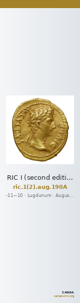 RIC I (second edition) Augustus 190A — CANOA