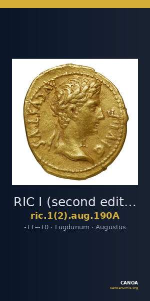 RIC I (second edition) Augustus 190A — CANOA
