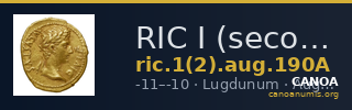RIC I (second edition) Augustus 190A — CANOA
