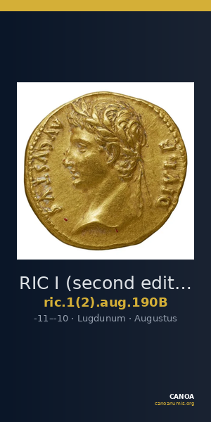 RIC I (second edition) Augustus 190B — CANOA
