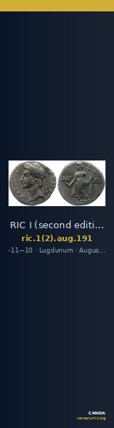 RIC I (second edition) Augustus 191 — CANOA