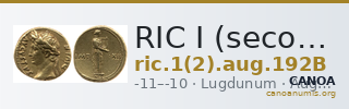 RIC I (second edition) Augustus 192B — CANOA