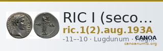 RIC I (second edition) Augustus 193A — CANOA