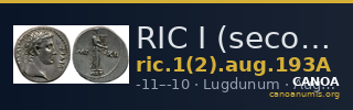 RIC I (second edition) Augustus 193A — CANOA