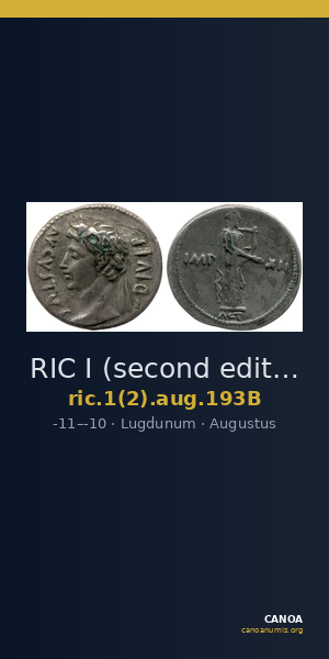 RIC I (second edition) Augustus 193B — CANOA