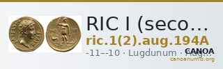 RIC I (second edition) Augustus 194A — CANOA
