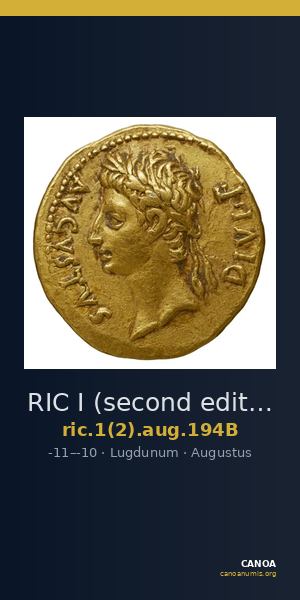 RIC I (second edition) Augustus 194B — CANOA