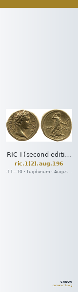 RIC I (second edition) Augustus 196 — CANOA