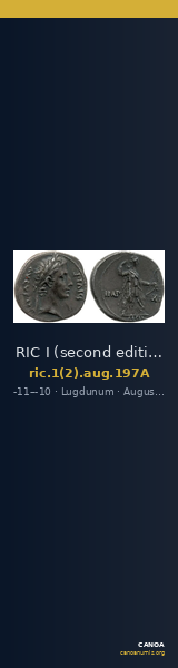 RIC I (second edition) Augustus 197A — CANOA
