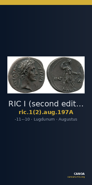 RIC I (second edition) Augustus 197A — CANOA