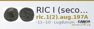 RIC I (second edition) Augustus 197A — CANOA