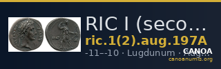 RIC I (second edition) Augustus 197A — CANOA