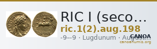 RIC I (second edition) Augustus 198 — CANOA
