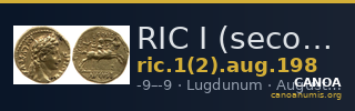 RIC I (second edition) Augustus 198 — CANOA
