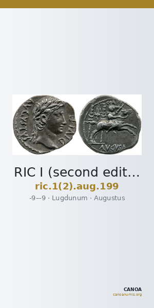 RIC I (second edition) Augustus 199 — CANOA