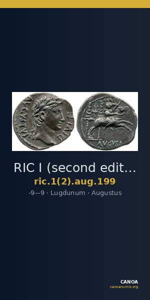 RIC I (second edition) Augustus 199 — CANOA