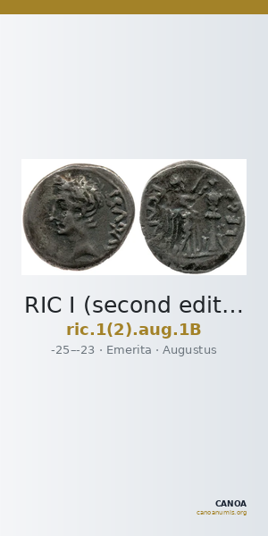 RIC I (second edition) Augustus 1B — CANOA
