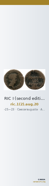 RIC I (second edition) Augustus 20 — CANOA