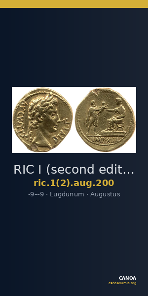 RIC I (second edition) Augustus 200 — CANOA