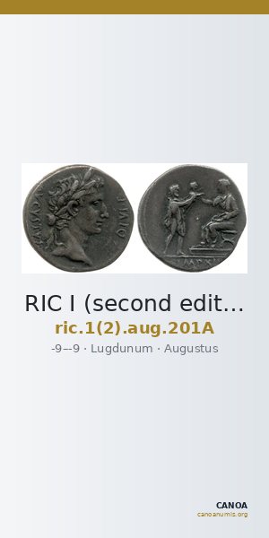 RIC I (second edition) Augustus 201A — CANOA