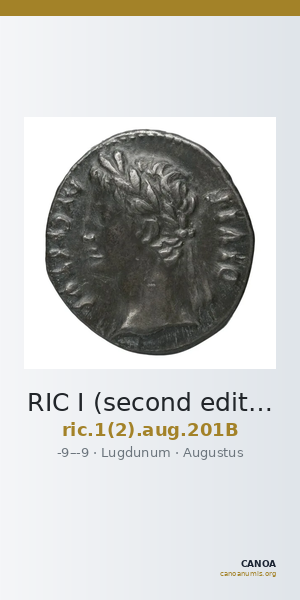 RIC I (second edition) Augustus 201B — CANOA