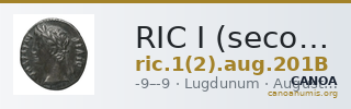 RIC I (second edition) Augustus 201B — CANOA