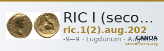 RIC I (second edition) Augustus 202 — CANOA