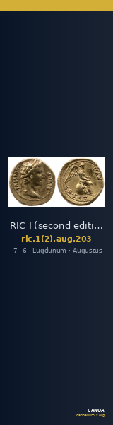 RIC I (second edition) Augustus 203 — CANOA