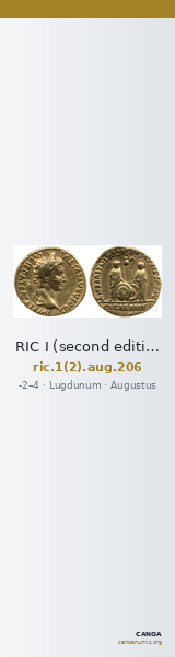 RIC I (second edition) Augustus 206 — CANOA