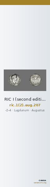 RIC I (second edition) Augustus 207 — CANOA