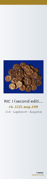 RIC I (second edition) Augustus 209 — CANOA