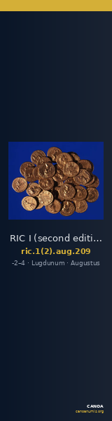 RIC I (second edition) Augustus 209 — CANOA