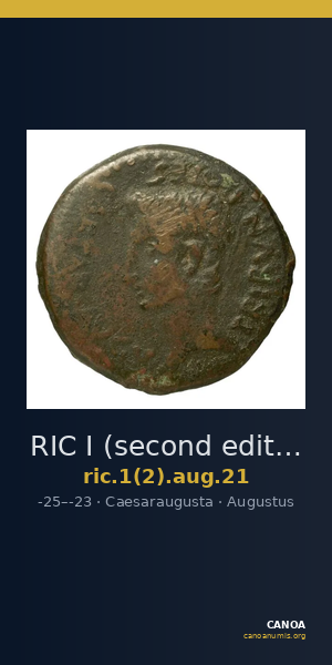 RIC I (second edition) Augustus 21 — CANOA